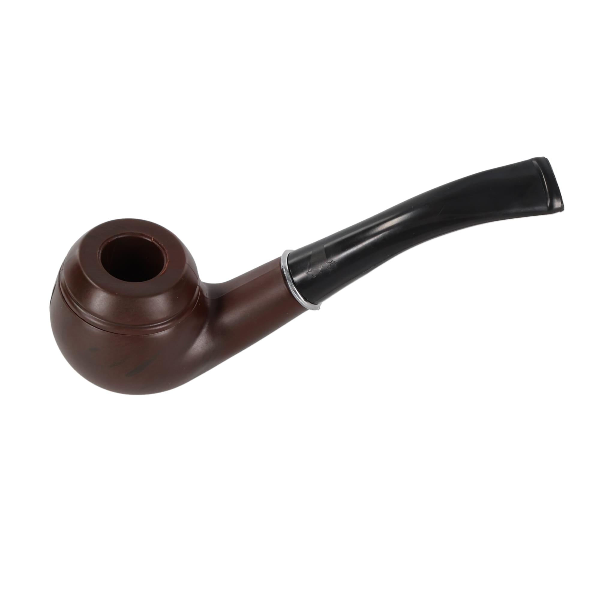 Vintage Black Wood Costume Tobacco Pipe