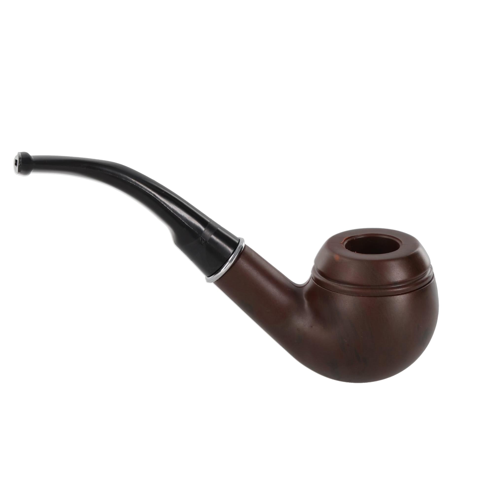 Vintage Black Wood Costume Tobacco Pipe