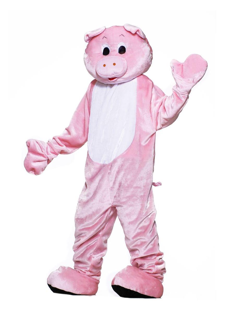 Deluxe Pig Mascot Adult Costume