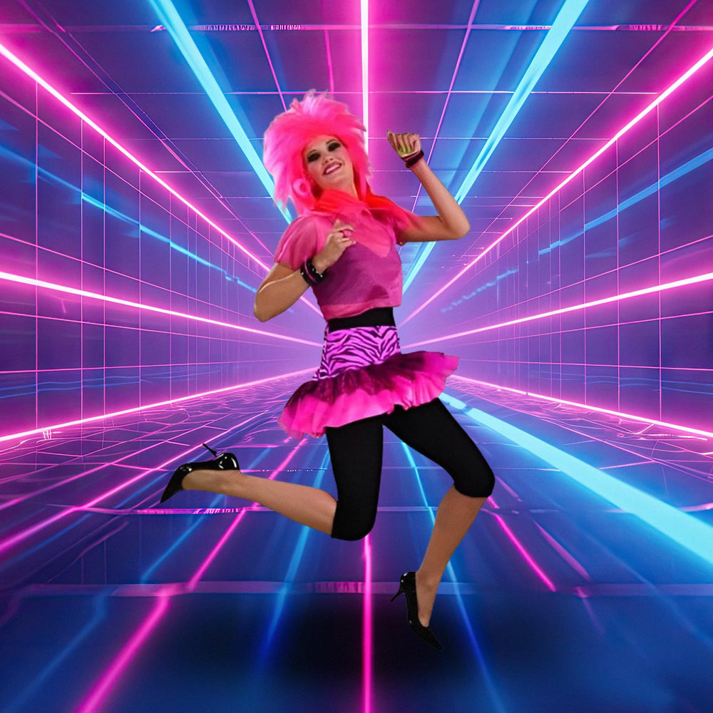 80's Punk Rock - Costume Pop Party Skirt | Free Shipping