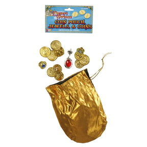 Desert Prince/Princess Coin And Jewel Pouch Costume Accessory