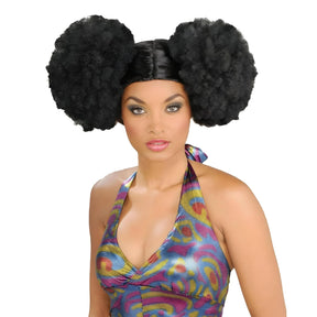Afro Puff Costume Wig Adult Women