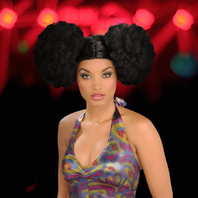 Afro Puff Costume Wig Adult Women