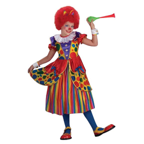 Circus Clown Princess Dress Costume Child
