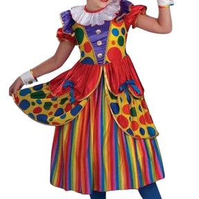 Circus Clown Princess Dress Costume Child
