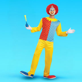 Retro Classic Clown Costume Adult