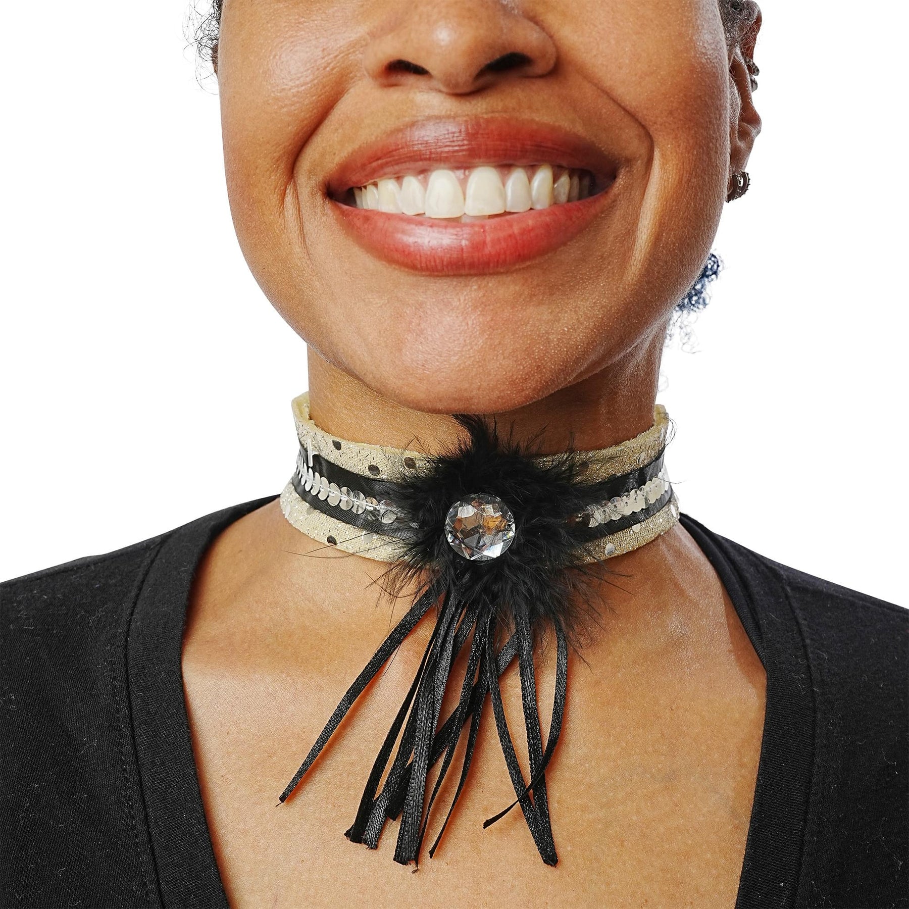 Cat Adult Costume Set - Headpiece, Tail, Collar, & Cuffs