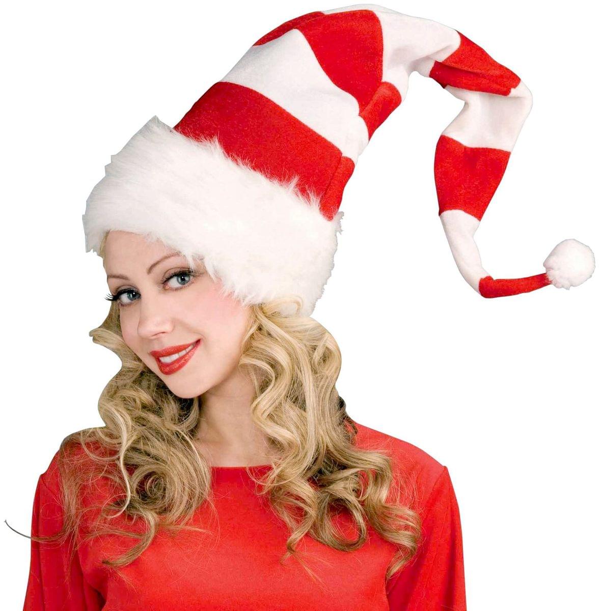 Candy Cane Hat Adult Costume Accessory