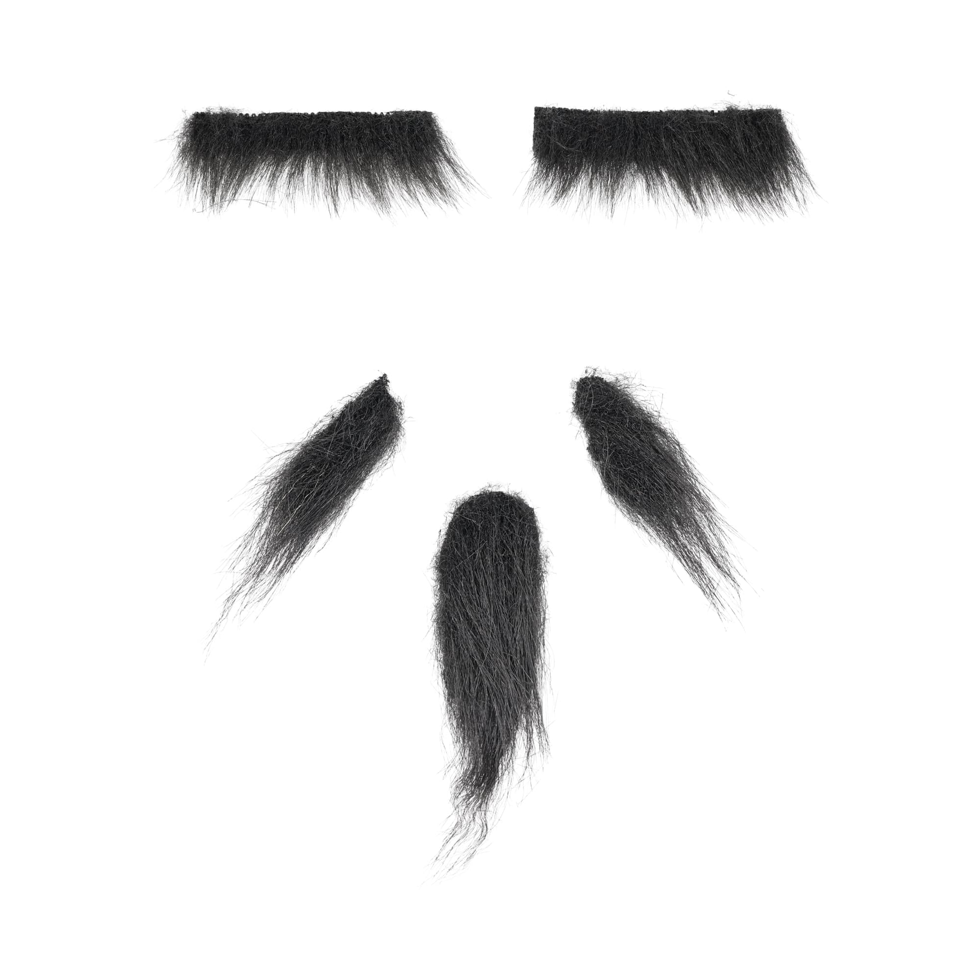 Confucius Eyebrows, Moustache & Beard Costume Accessory Set