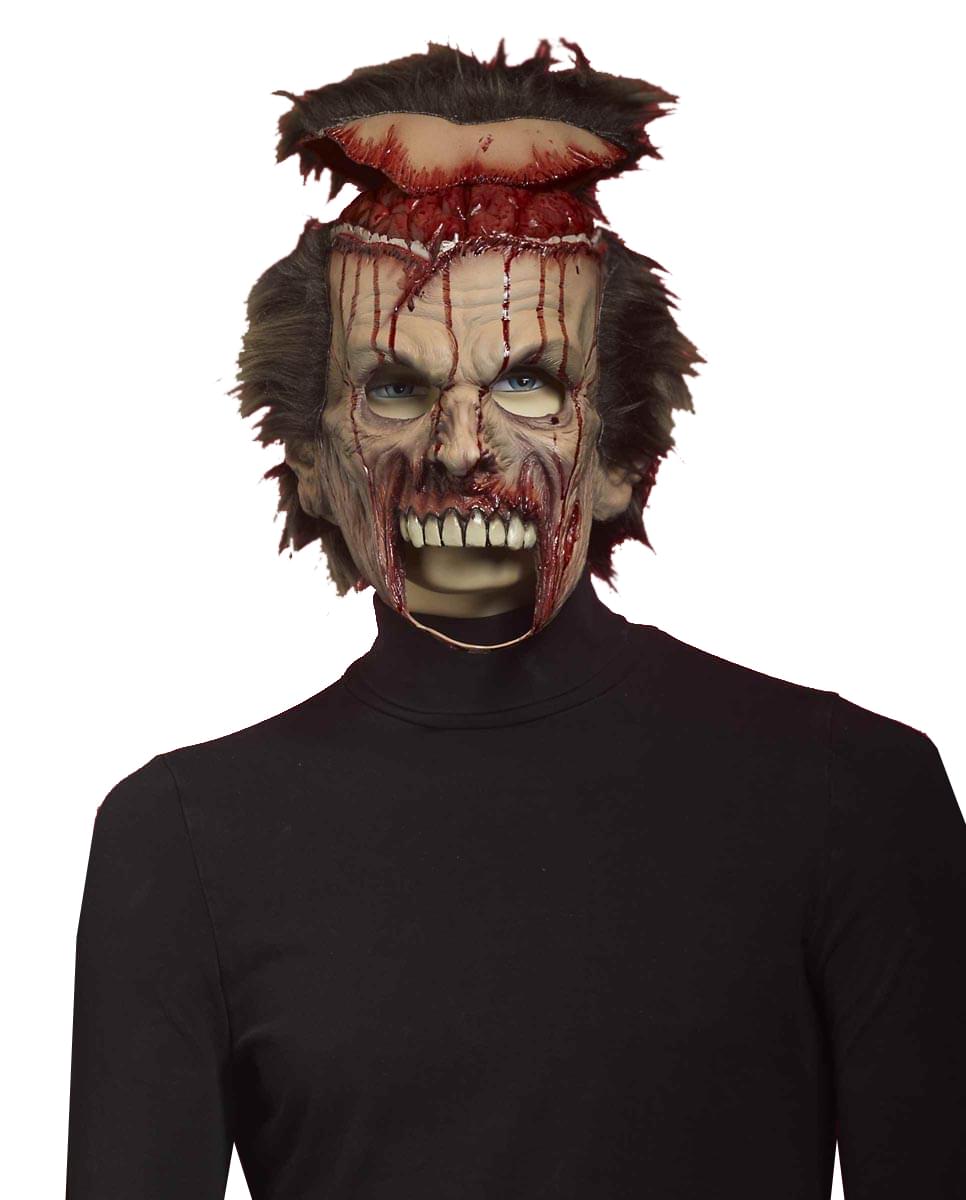 "Flip Your Wig" Zombie Costume Mask Adult