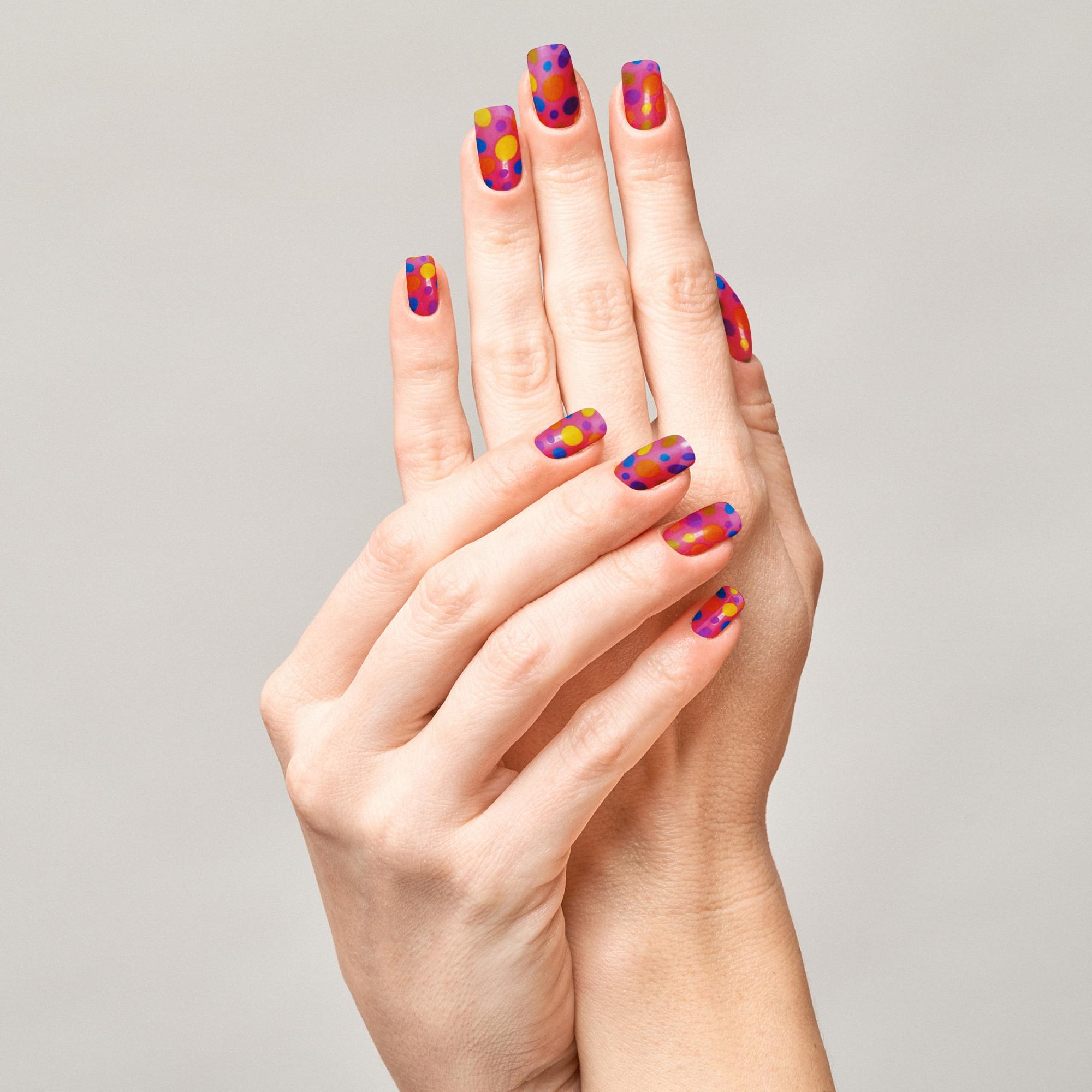 Circus Sweetie Polka Dot Costume Nails