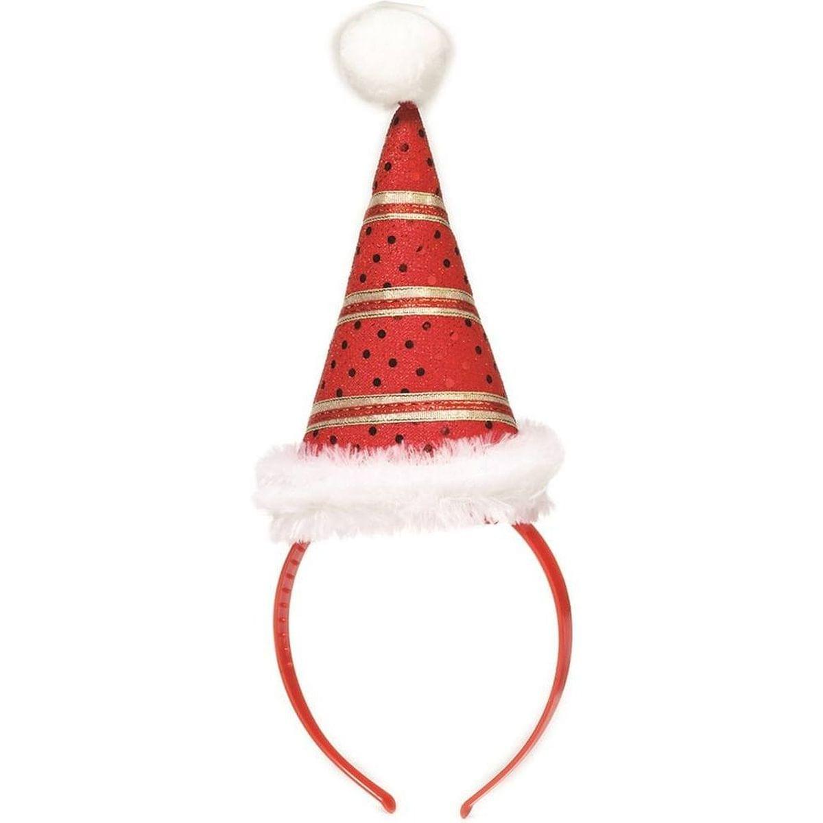 Mini Santa Hat Headband Costume Accessory Adult