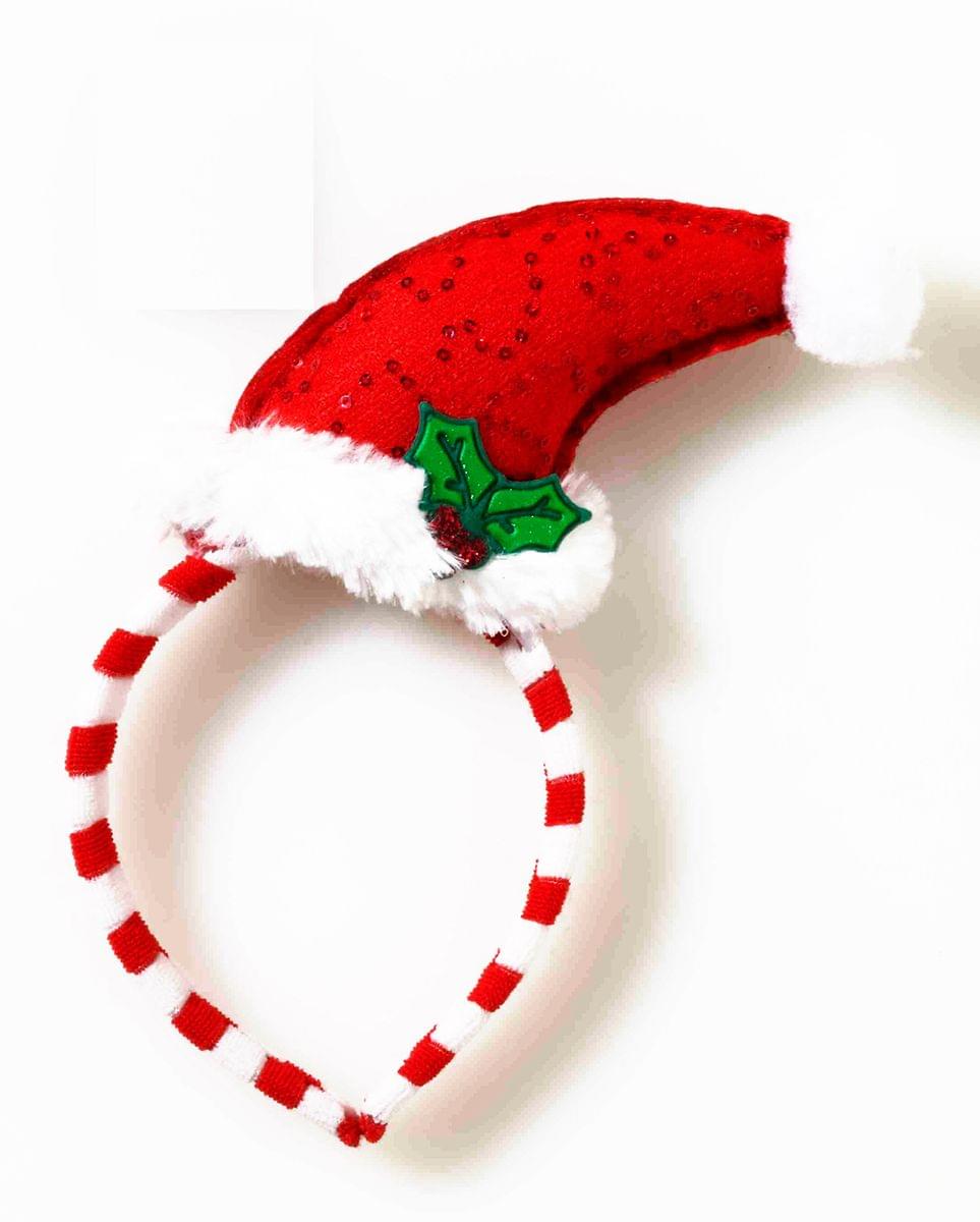 Santa Hat Mistletoe Costume Headband