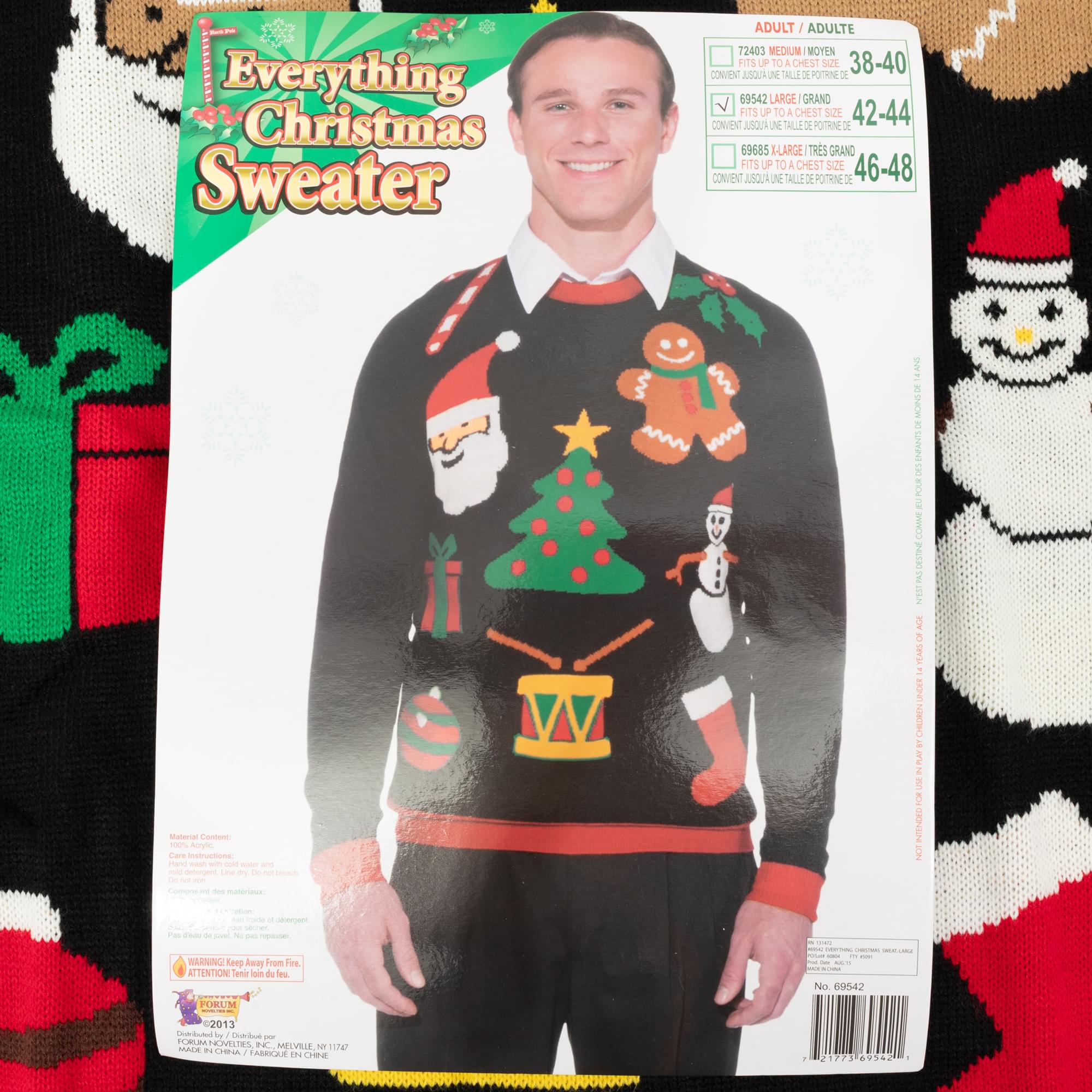 Ugly Christmas Icon Adult Sweater