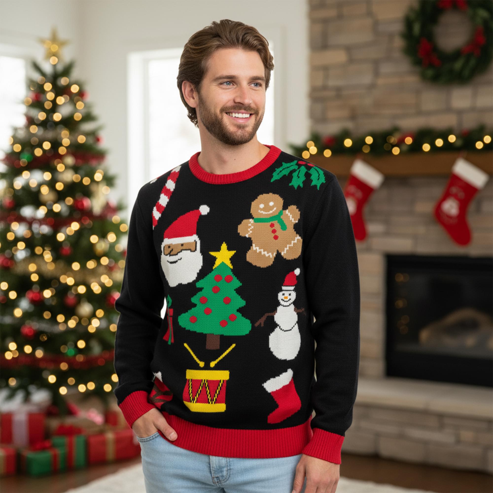 Ugly Christmas Icon Adult Sweater