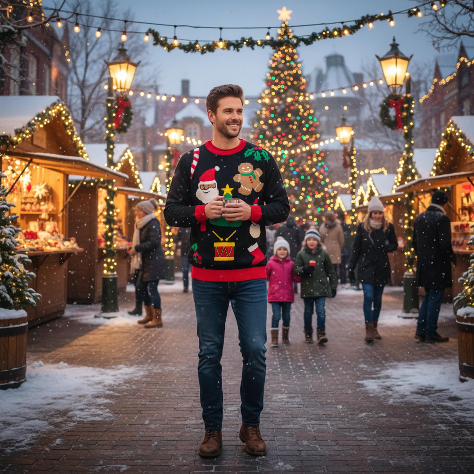 Ugly Christmas Icon Adult Sweater