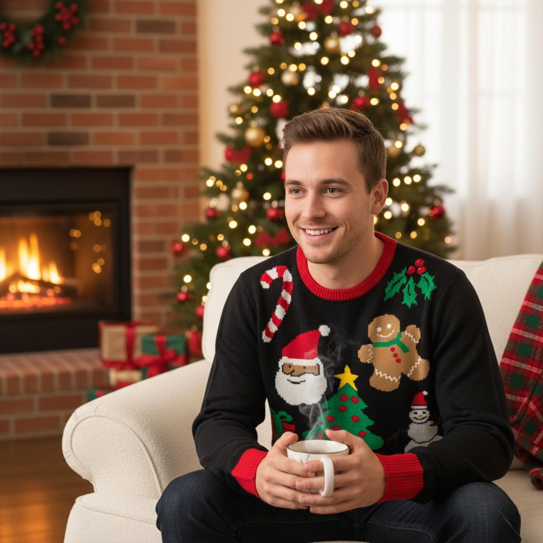 Ugly Christmas Icon Adult Sweater