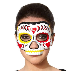 Day of the Dead Female Costume Mask Adult