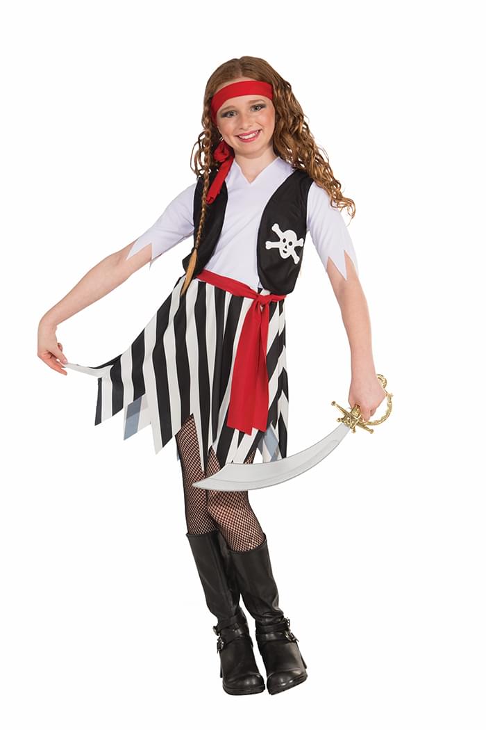 Little Lady Buccaneer Costume Dress Child