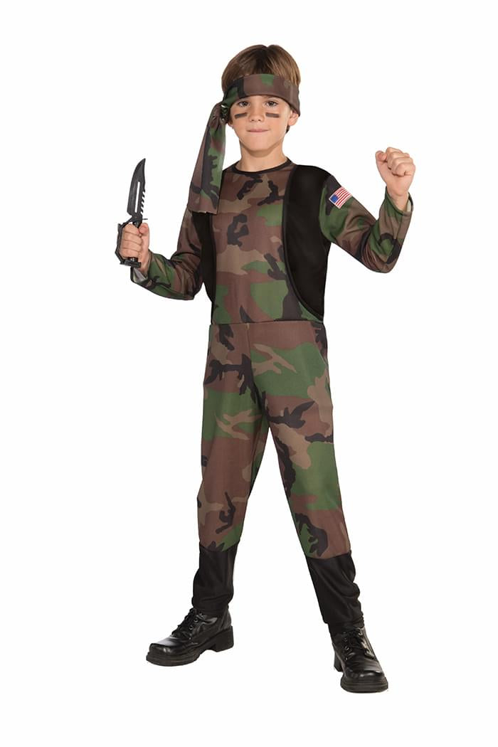 Army Soldier Costume Child Male