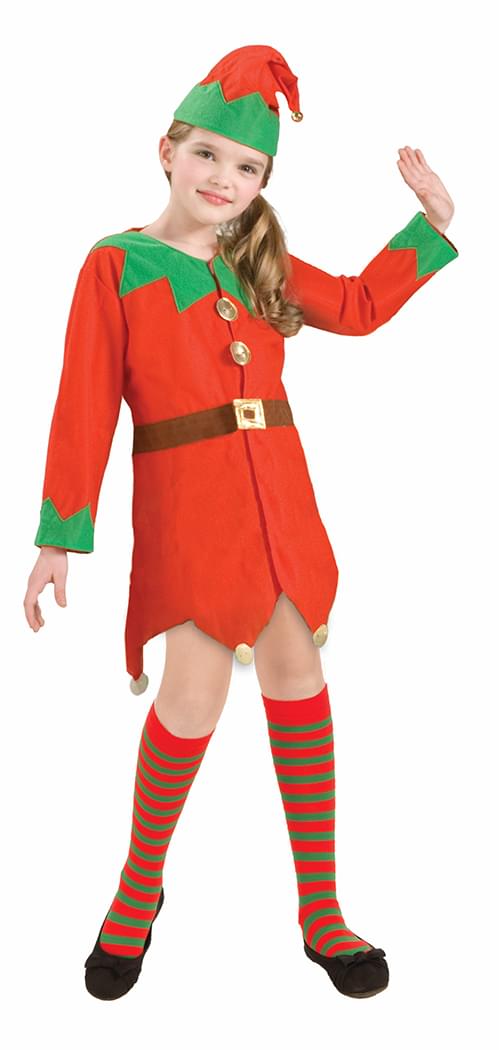 Red And Green Striped Holiday Costume Socks Child