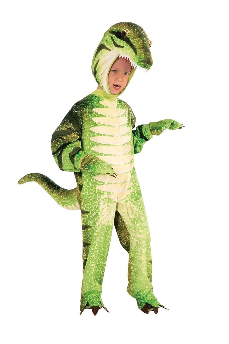Plush Green T-Rex Dinosaur Costume Child Toddler