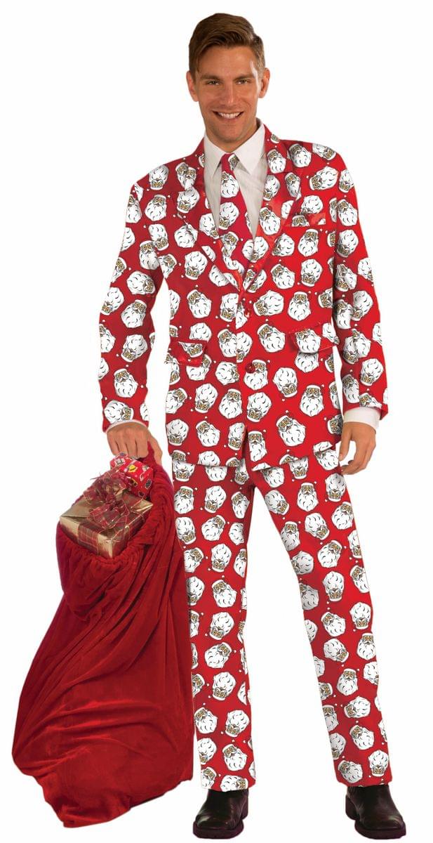 Santa Claus Adult Costume Business Suit