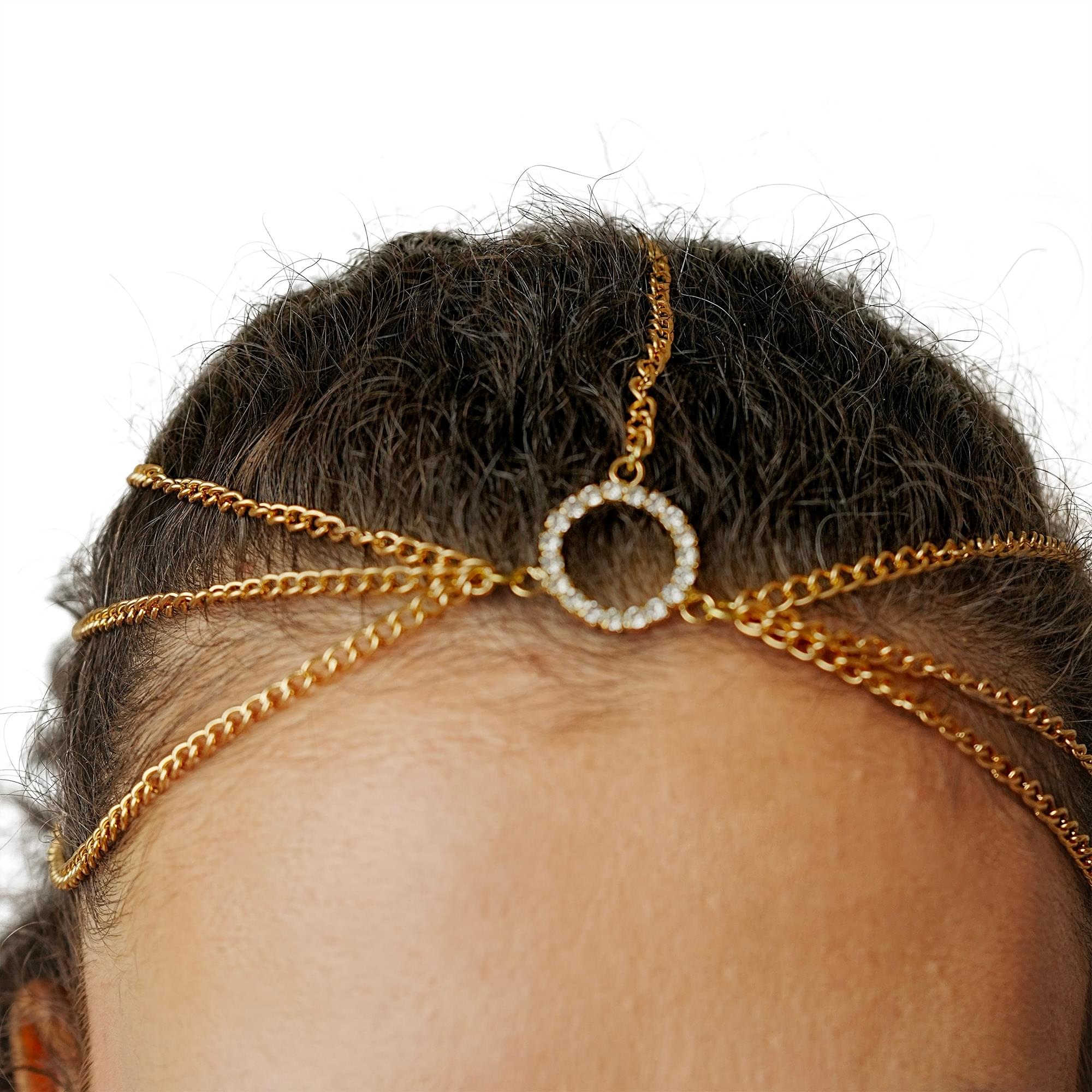 Medieval Fantasy Golden Costume Headpiece