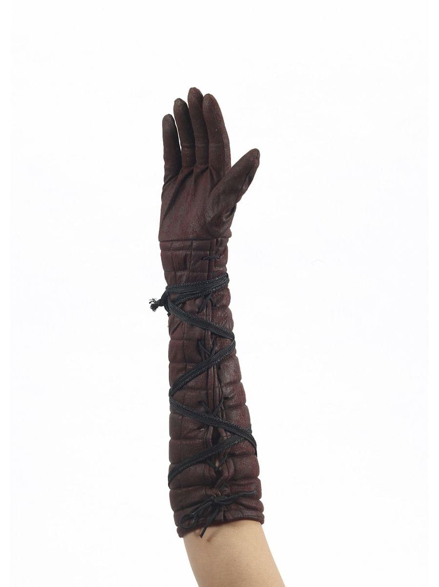Medieval Fantasy Warrior Adult Costume Gloves