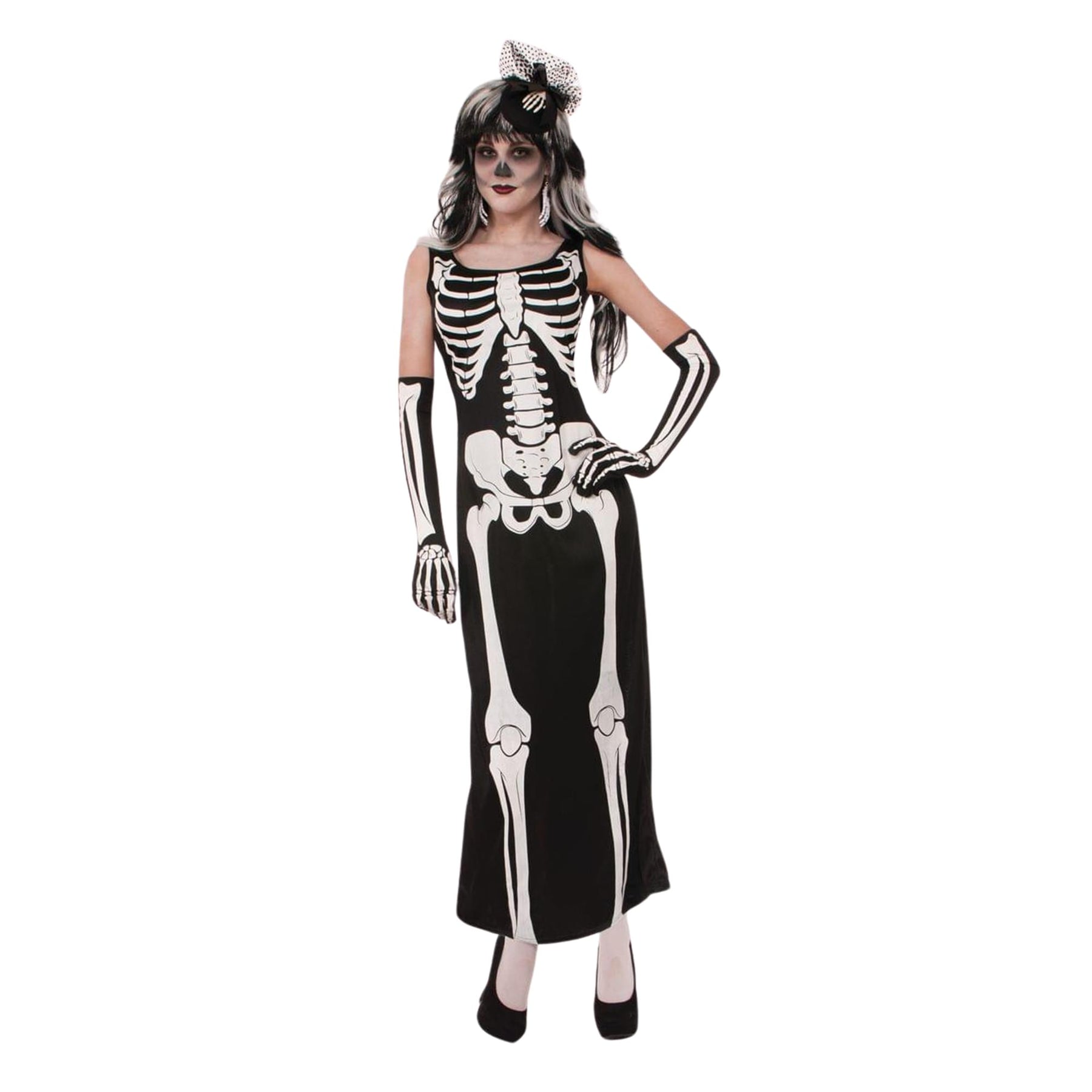 Skeleton Jumpsuit Adult Costume