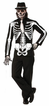 Skeleton Bones Adult Costume Jacket