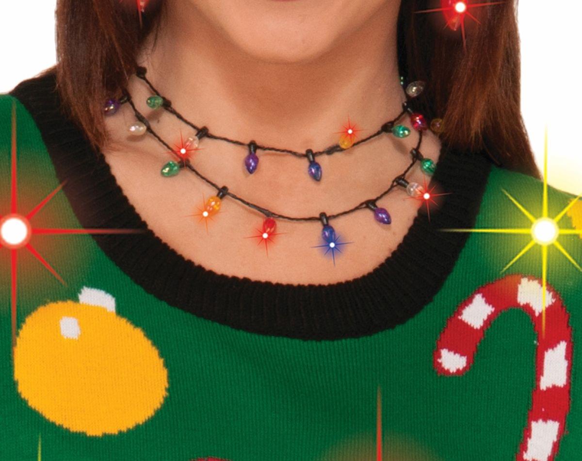 Women's Light-Up Christmas Necklace
