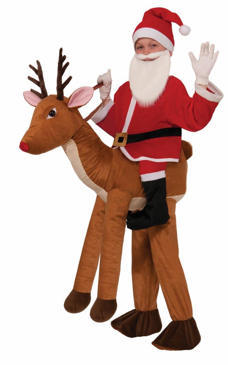 Santa Ride A Reindeer Child Costume One Size