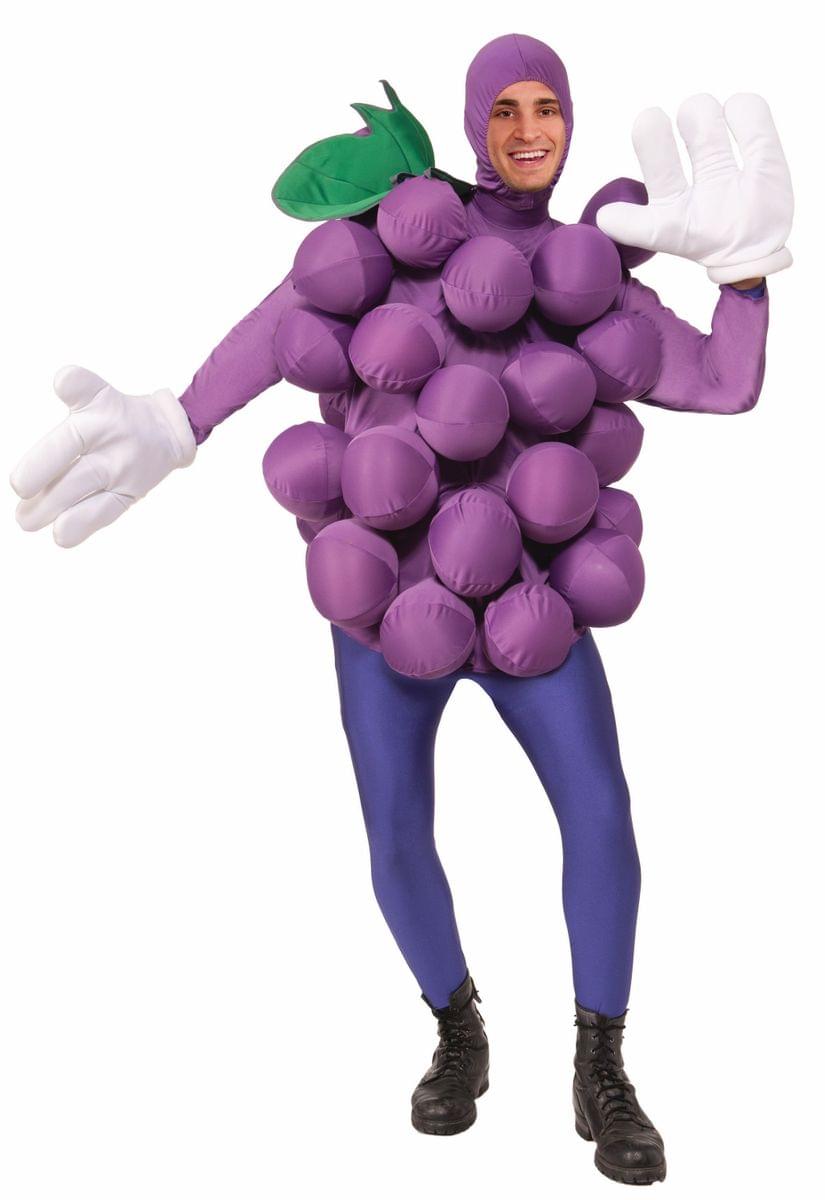 Purple Grapes Adult Costume One Size Fits Most