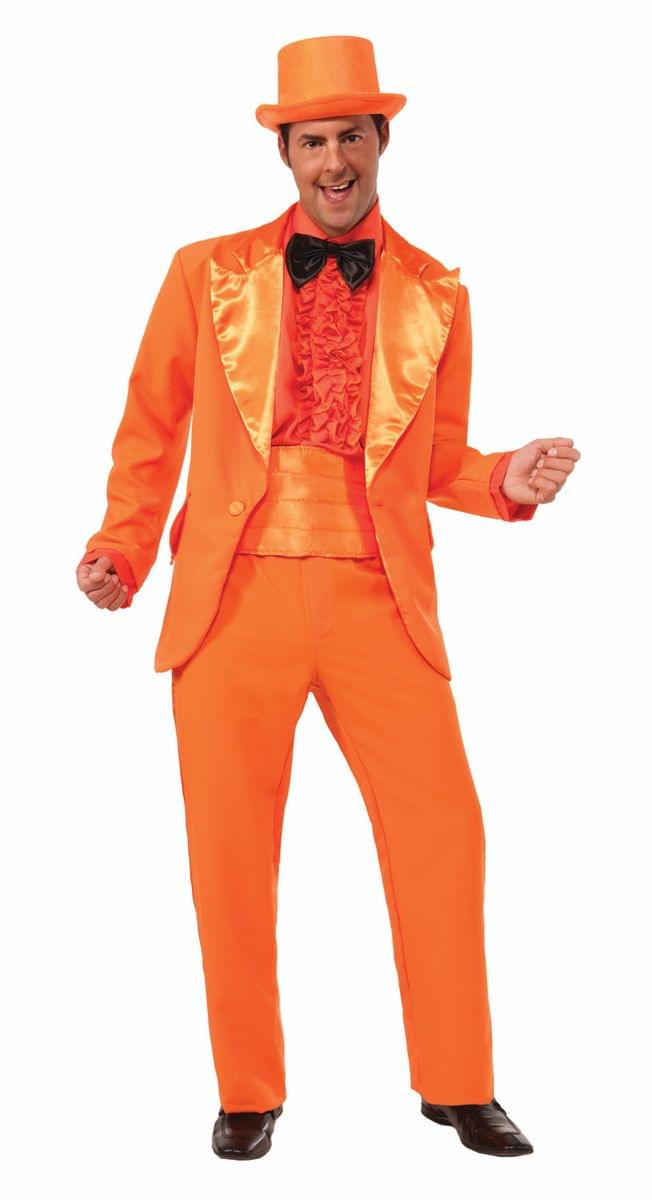 Orange Prom Tuxedo Adult Male Costume