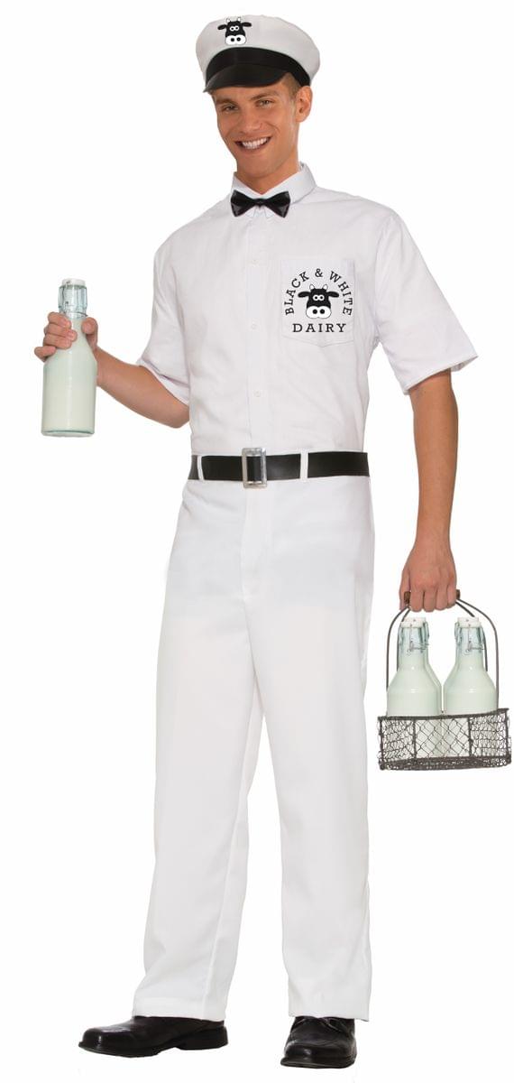 50's Milkman Adult Costume
