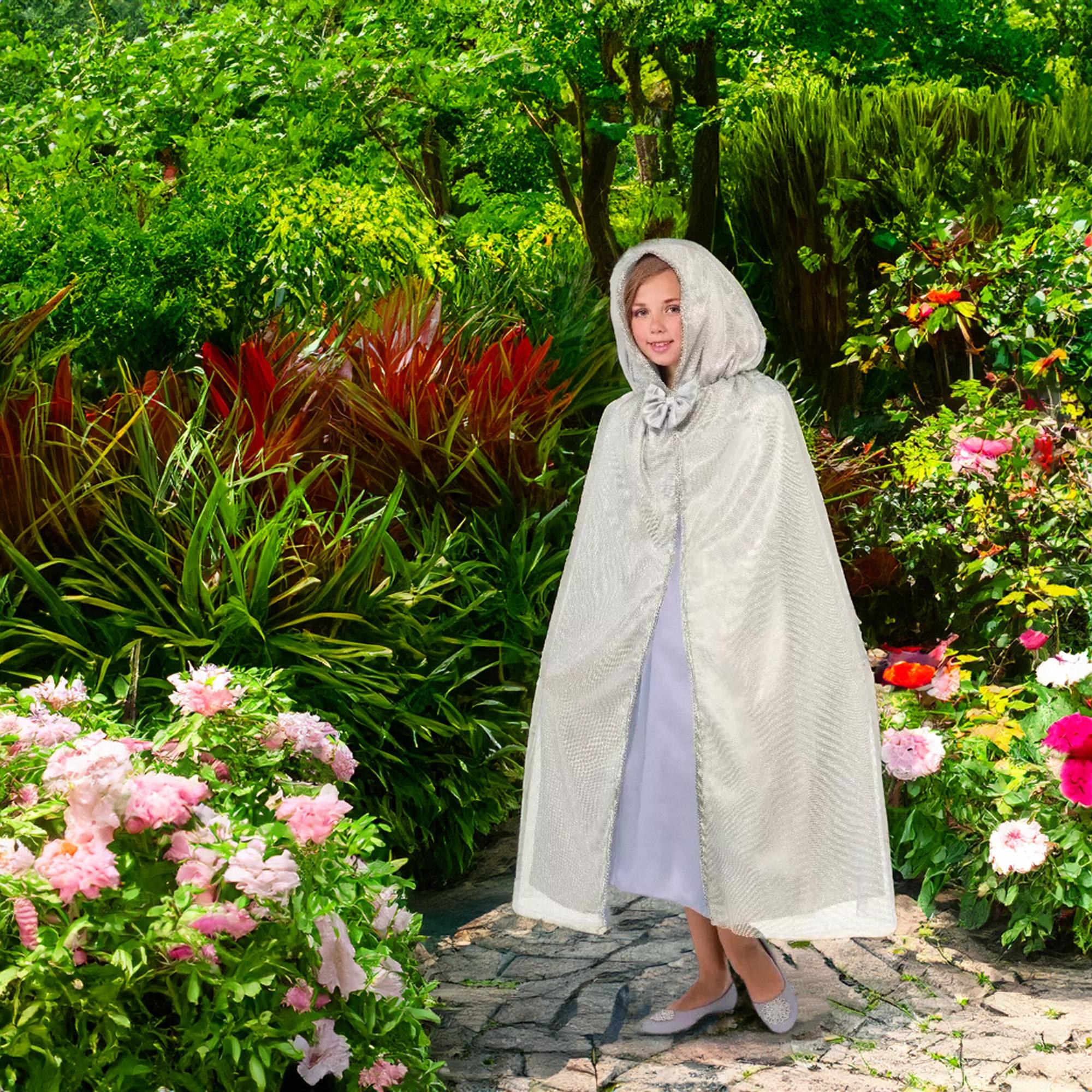 Royal Princess Silver Costume Cape Child Standard