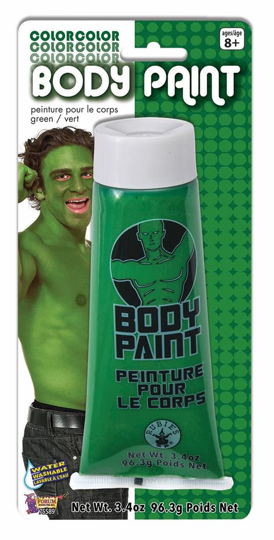 Washable Costume Body Paint 3.4oz Green