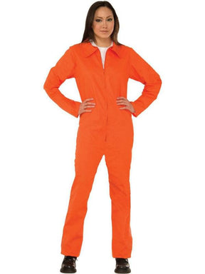 Orange Prisoner Jumpsuit Costume Adult