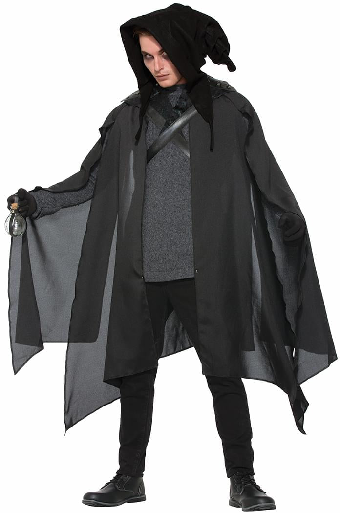 Witch And Wizard Cowl Hood Costume Accessory Adult