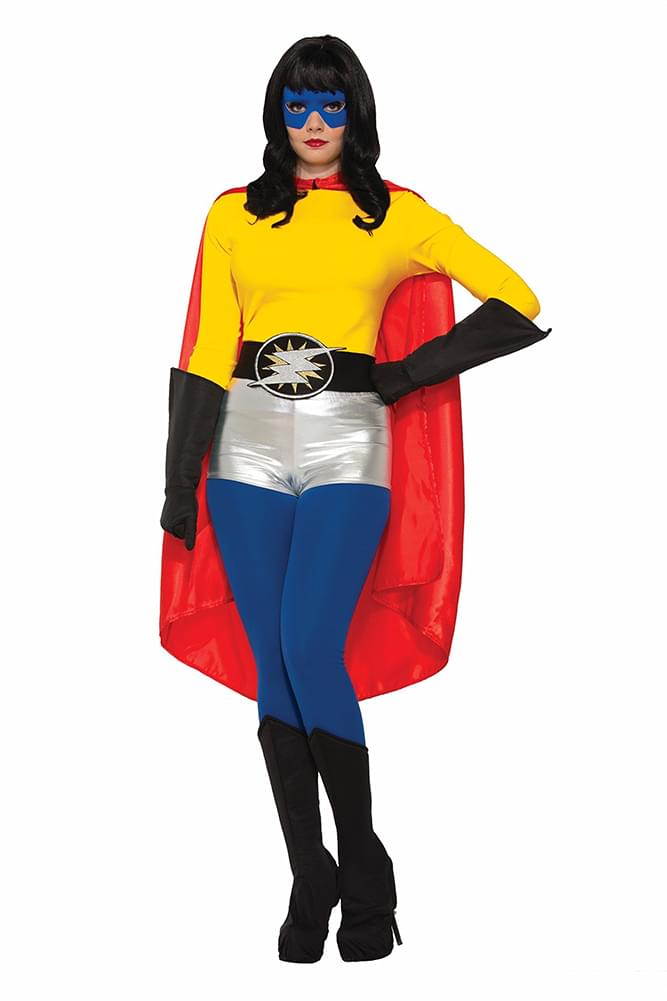Superhero Red Costume Cape Adult