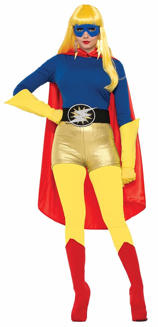 Superhero Red Costume Boot Tops Adult