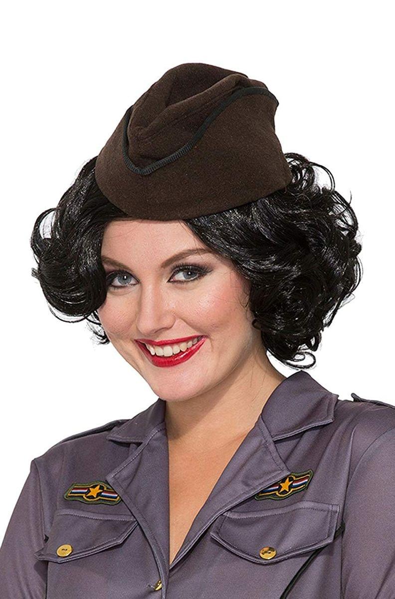 1940's Brown Army Costume Hat Adult