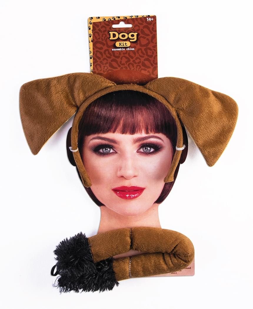 Brown Dog Instant Costume Kit Teen/Adult