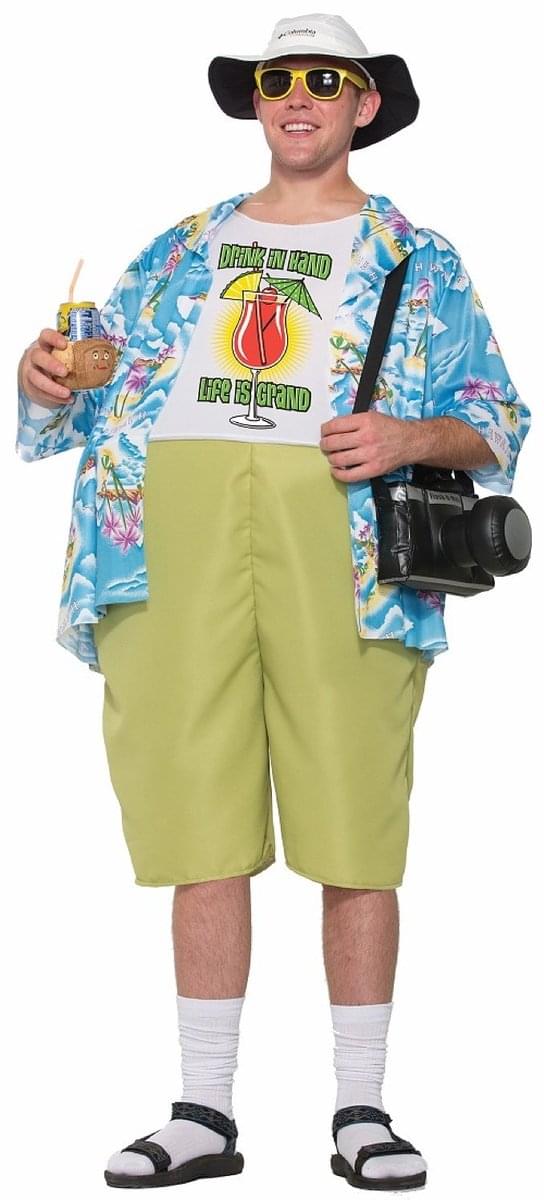 Tropical Tourist Costume Adult Men