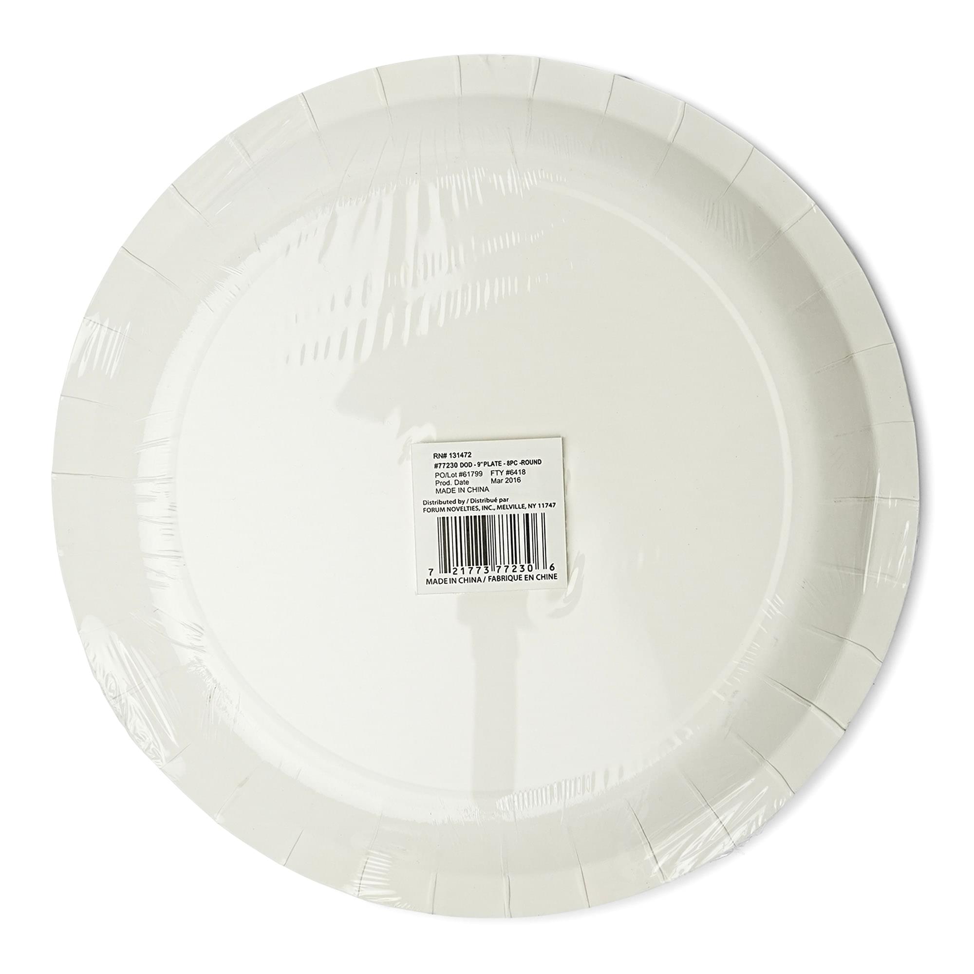 Day Of The Dead 9" Round Disposable Plate 8 Pack