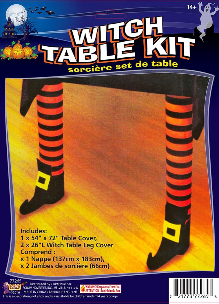 Witch Leg Table Halloween Décor Kit