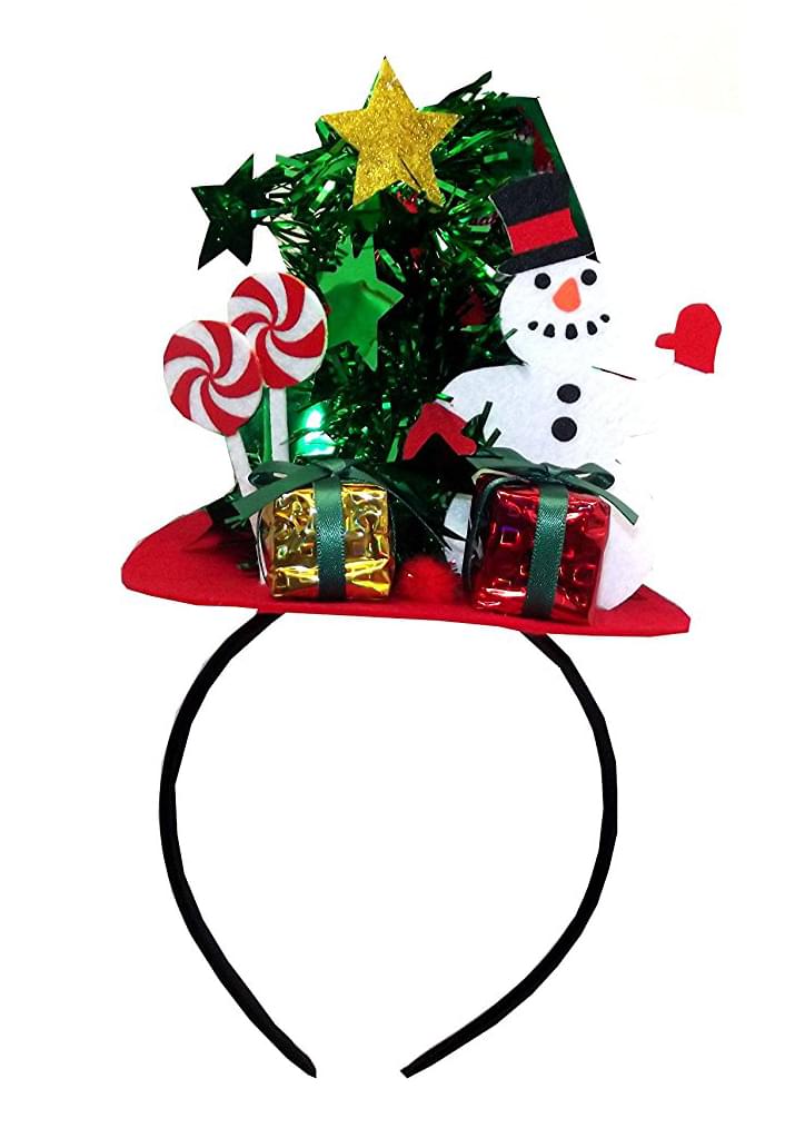 Mini Christmas Tree Costume Headband with Presents
