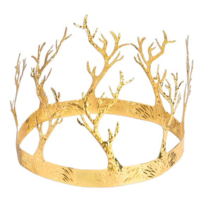 Antler Gold Costume Crown