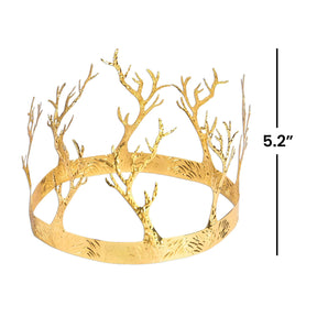 Antler Gold Costume Crown